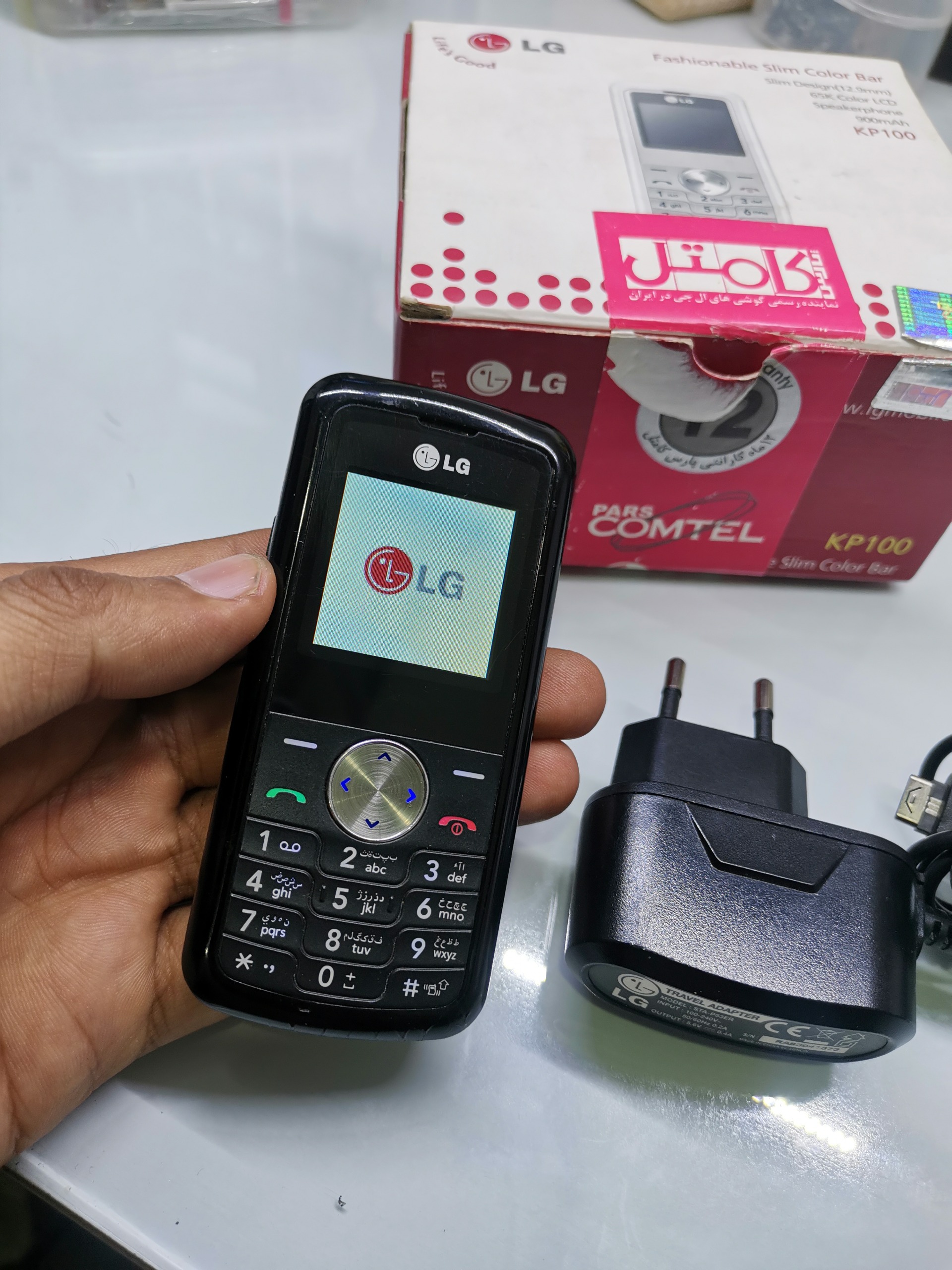گوشی الجی KP100 LG با کارتن فابریکی