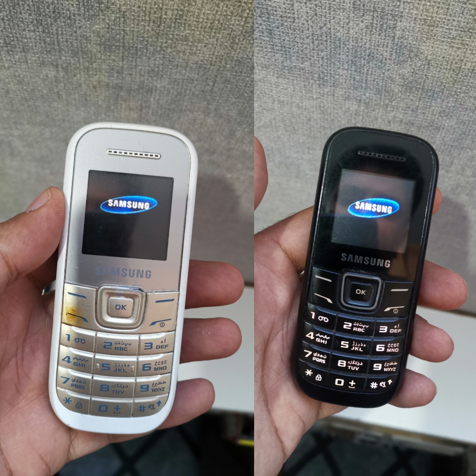 دوعدد گوشی اصلی سامسونگ E1200 ریجستر شده اوکی