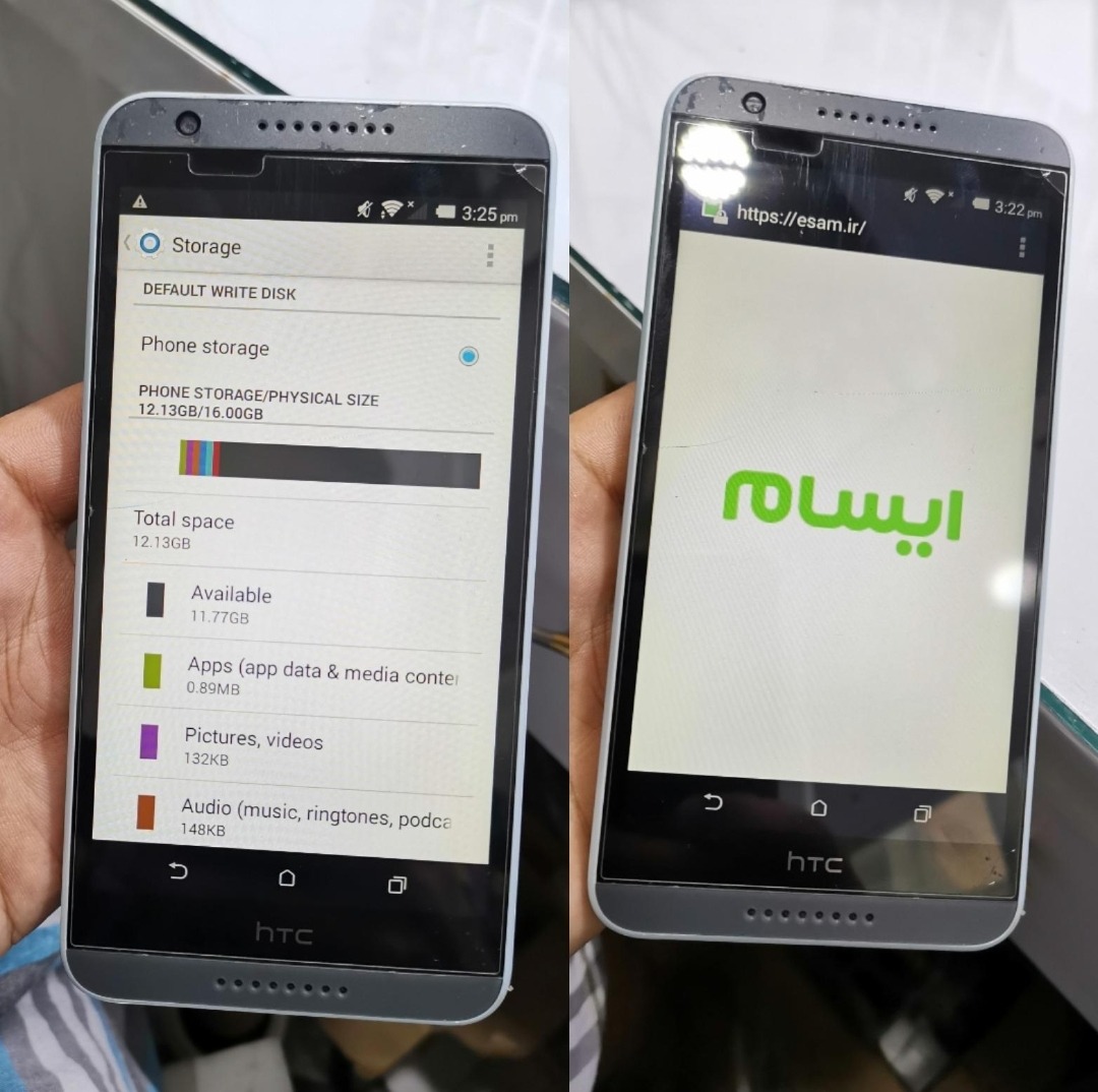 گوشی HTC DESIRE 820(مشکل آنتن دارد)