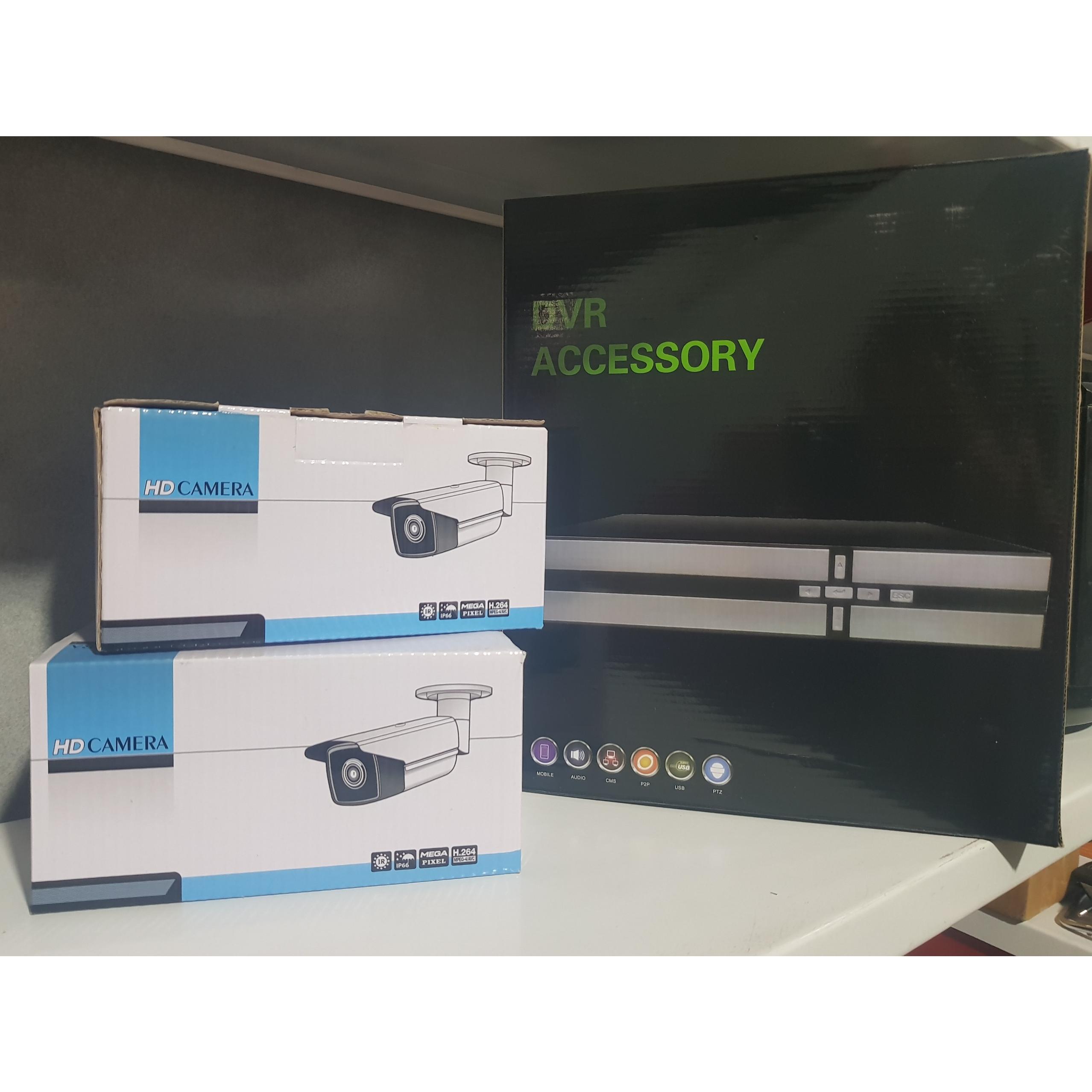 ست دستگاه dvr و دو عدد دوربین مدار بسته وای فای