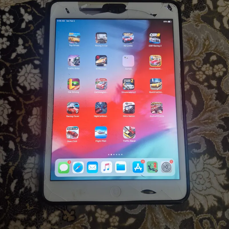 تبلت ipad تاچ شکسته