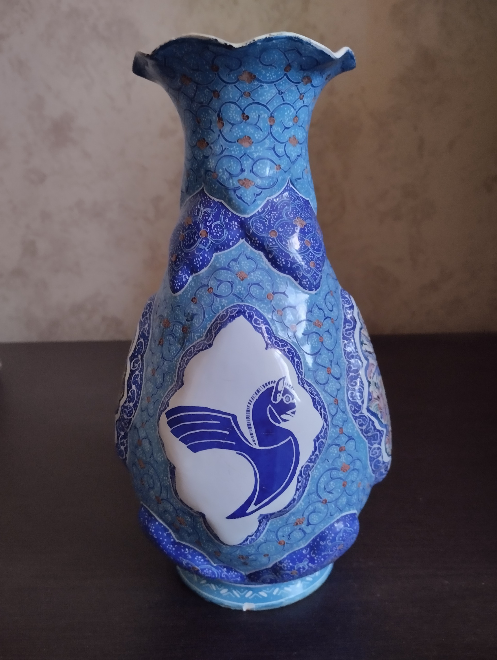 گلدان میناکاری ایران ایر