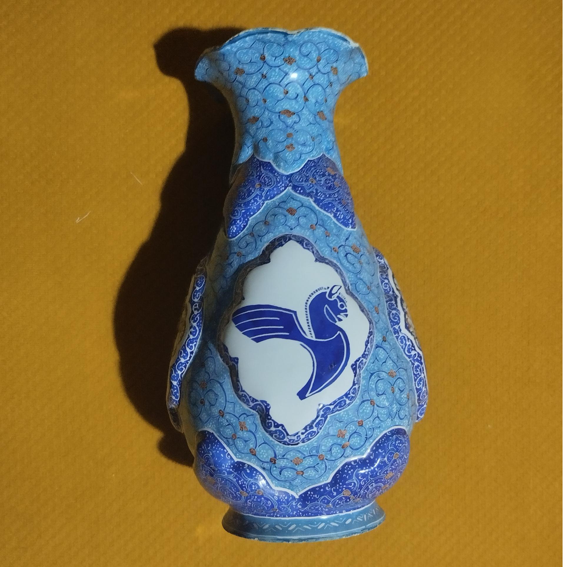گلدان مینا کاری هواپیمایی ایران ایر
