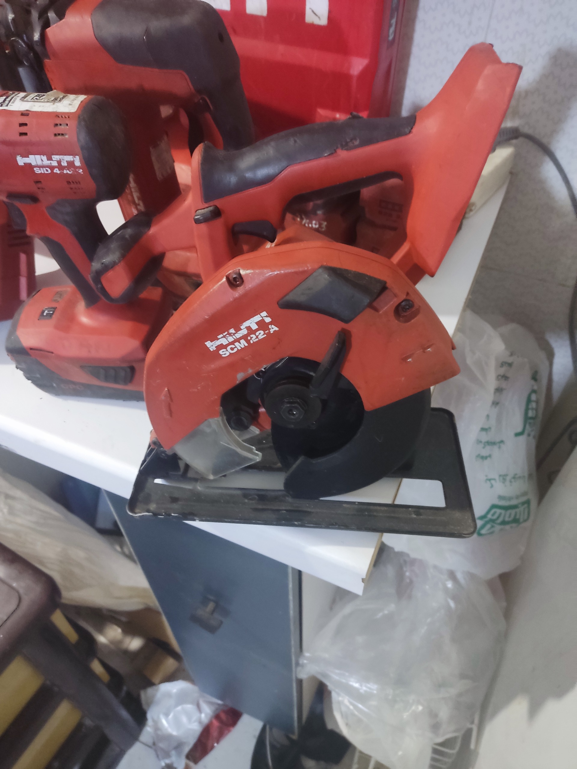 اره دیسکی شارژی فلز بر hilti اصلی