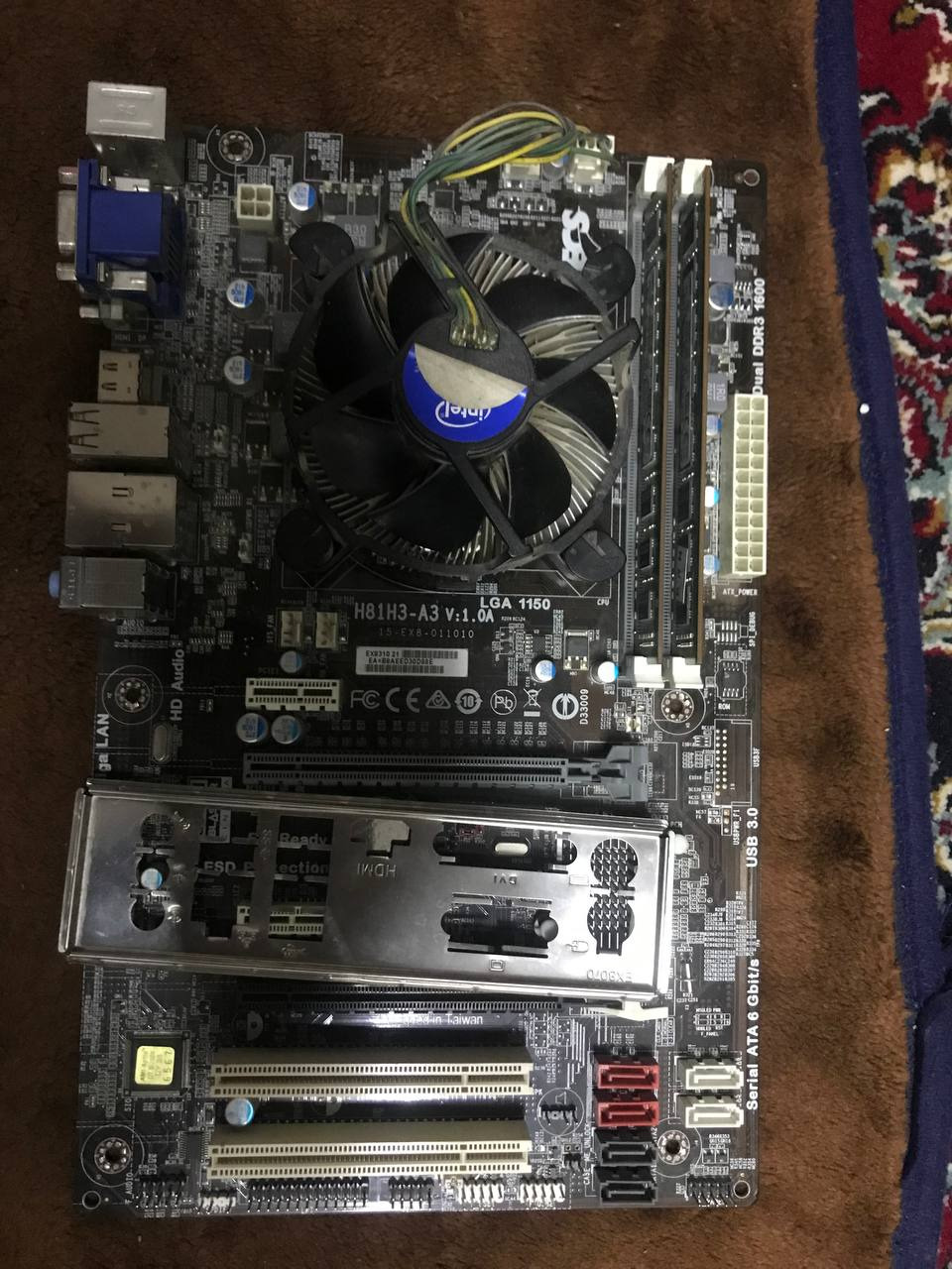 باندل h81.h3/ i5 4590/ ram ddr3 16g 1600