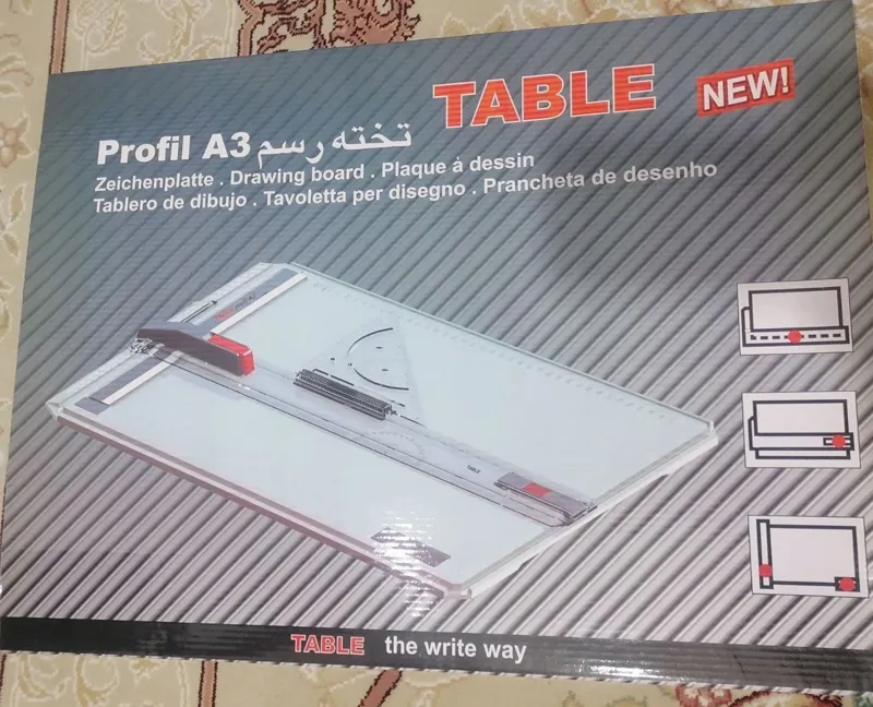 تخته رسم A3 کاملاً نو