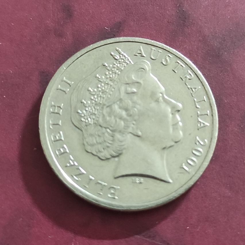 سکه 10 سنت استرالیا 2001 کیفیت عالی