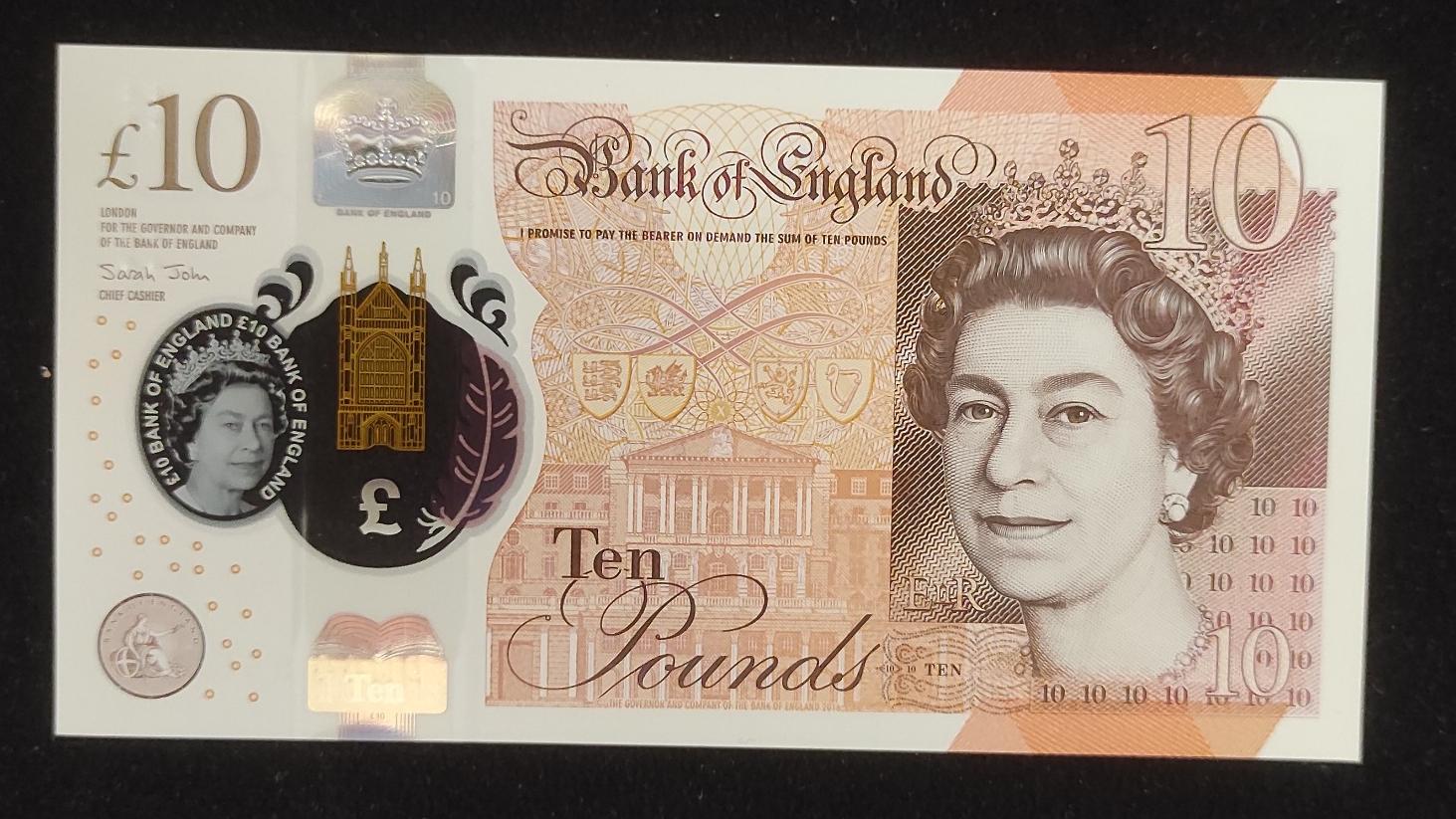 تک بانکی 10 پوند انگلیس شماره قشنگ کمیاب