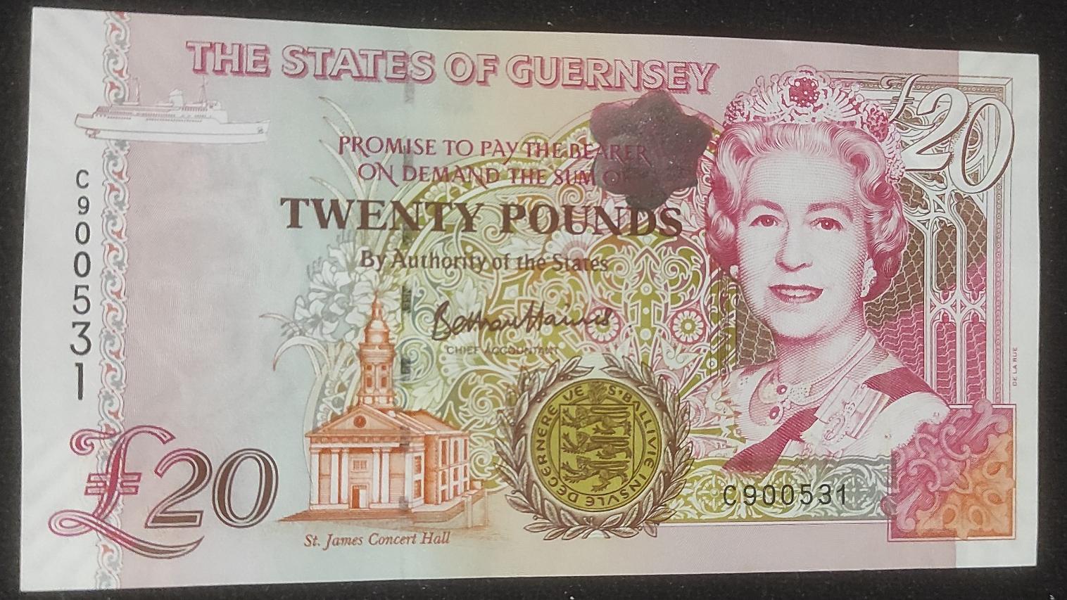 تک بانکی 20 پوند گرونزی