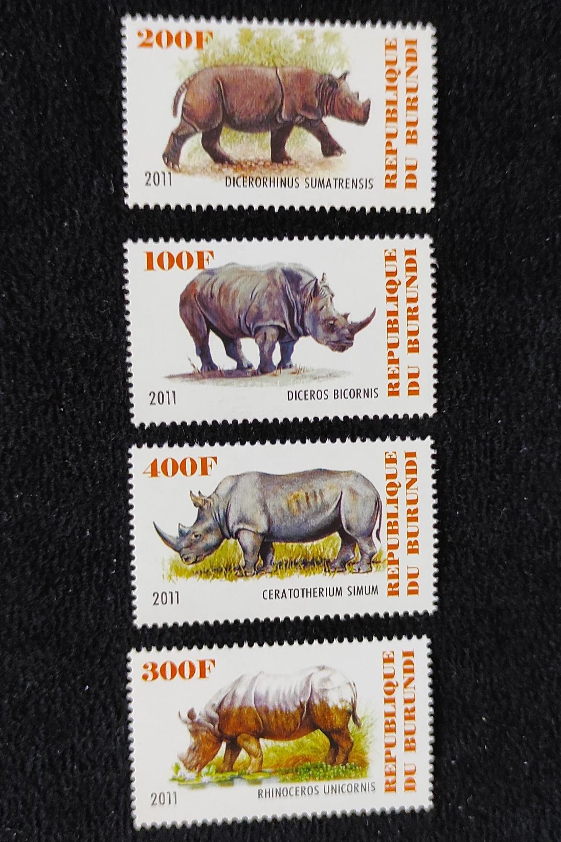 سری کرگدن چاپ بروندی 2011