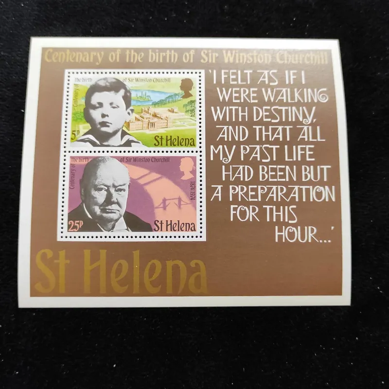 مینی شیت چرچیل چاپ سنت هلن