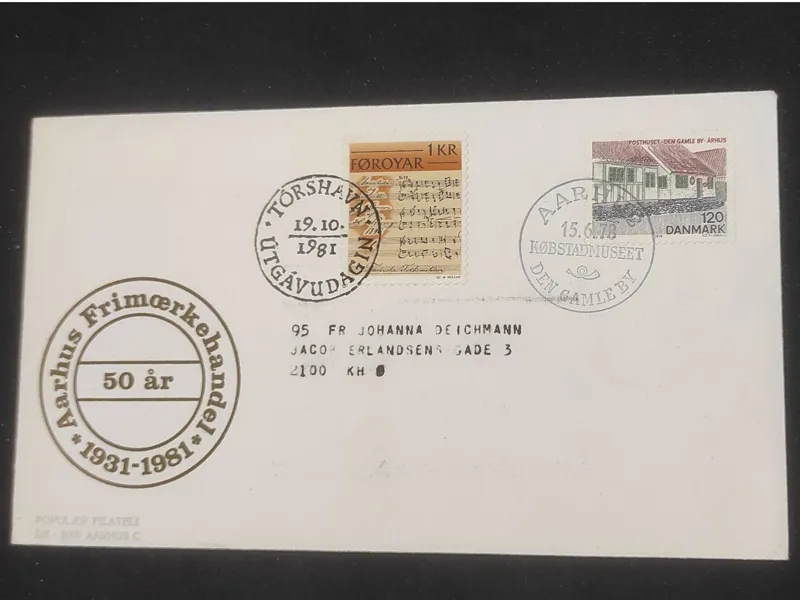 پاکت مهر روز موسیقی چاپ دانمارک