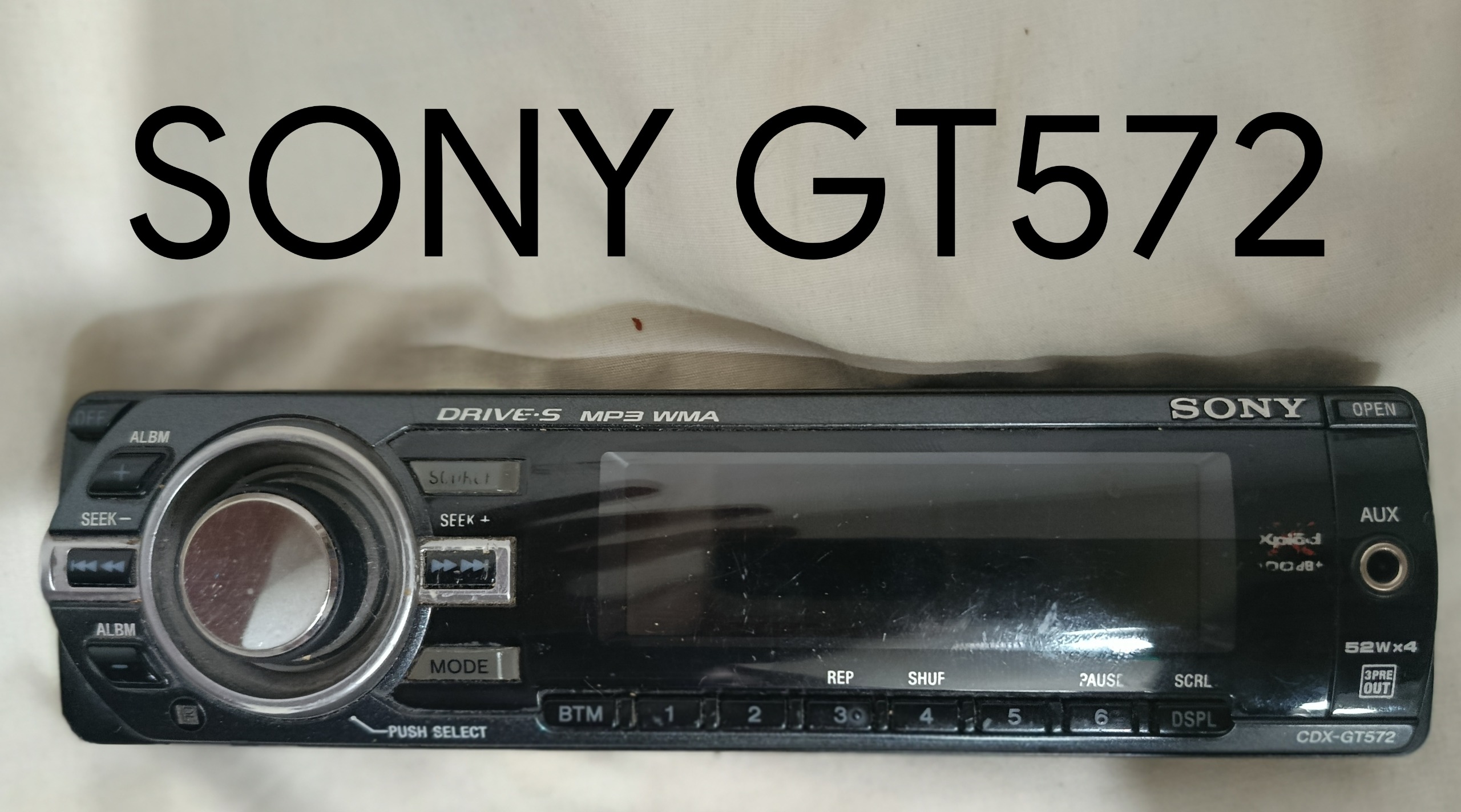 پنل ضبط سونی مدل CDX-GT572