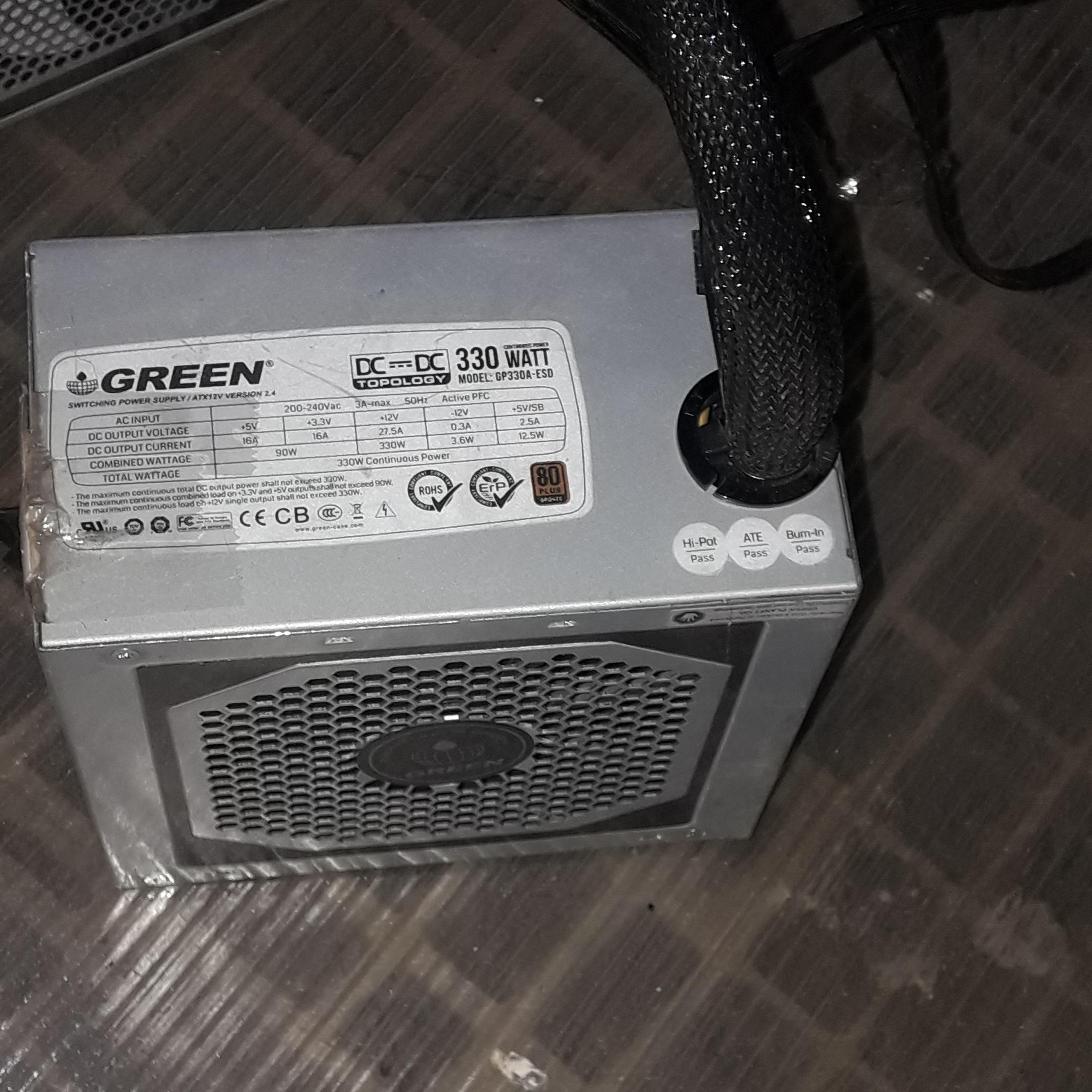 پاور کامپیوتر گرین 330 وات ESD