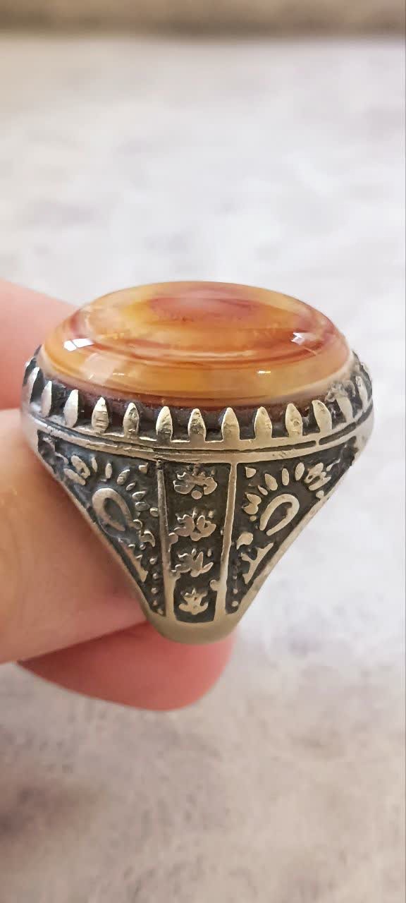 انگشتر فوق درشت سه پوست مردانه