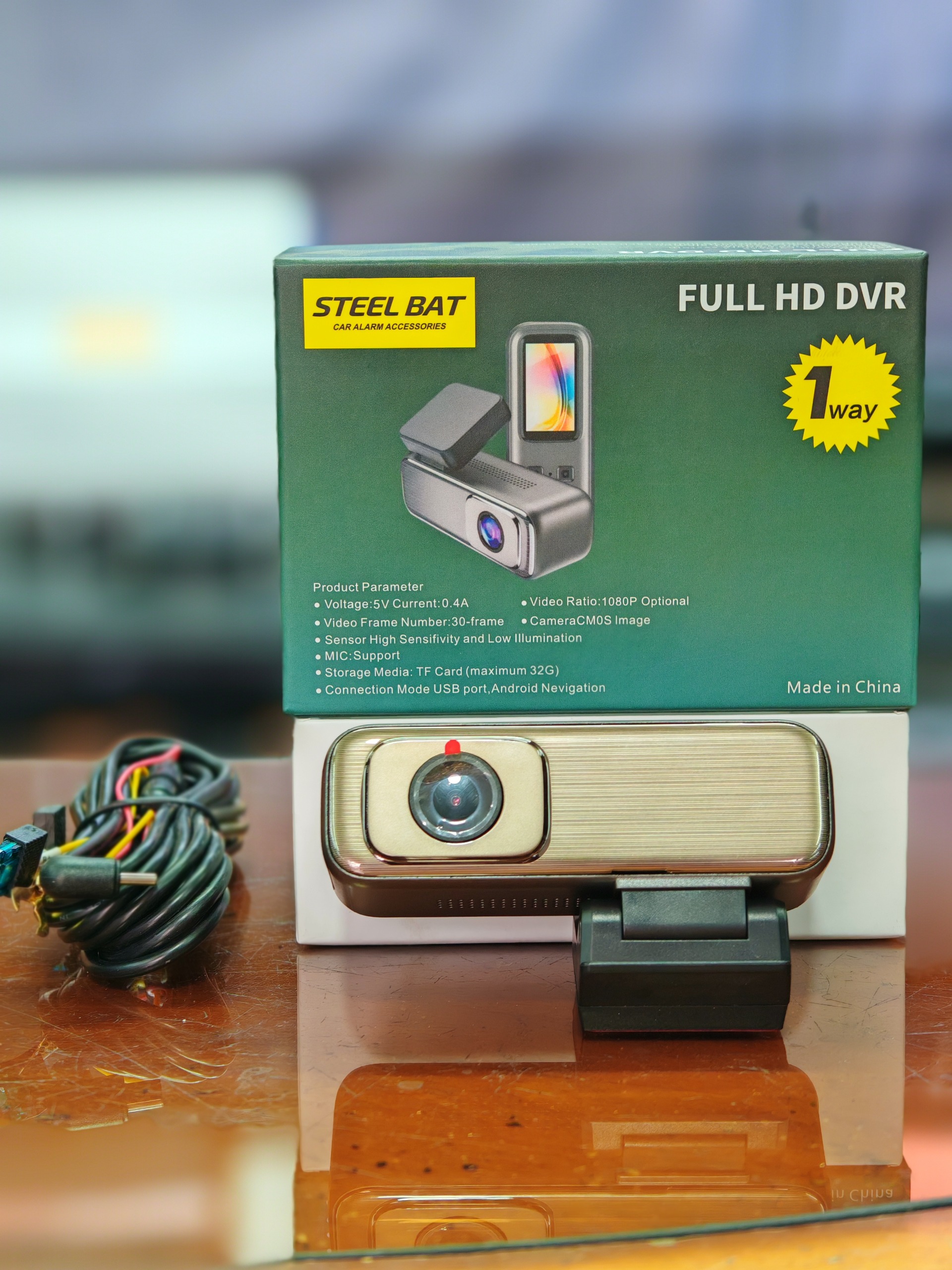 دوربین ثبت وقایع نمایشگروwifi دار استیل بت