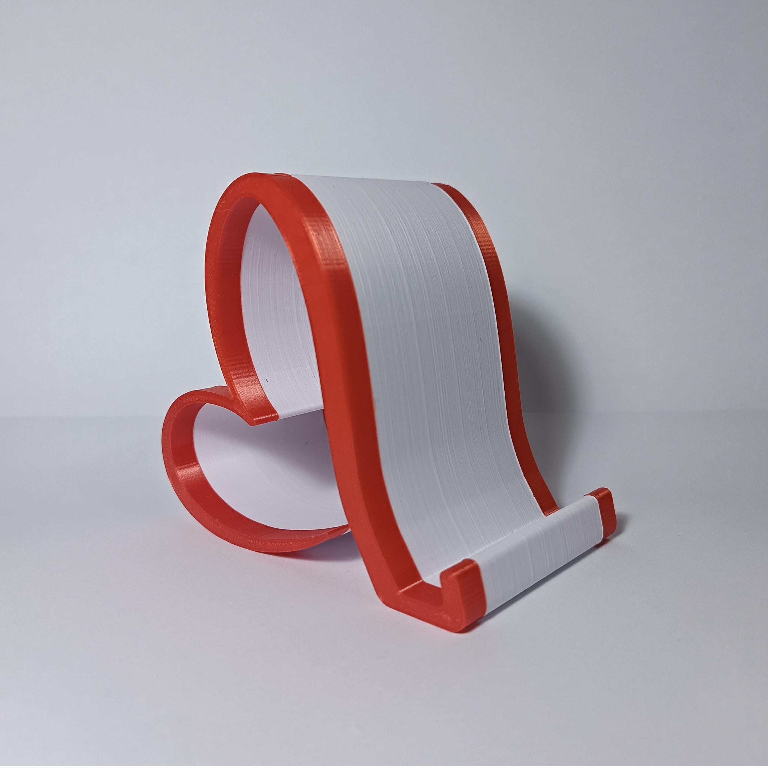 استند موبایل طرح قلب