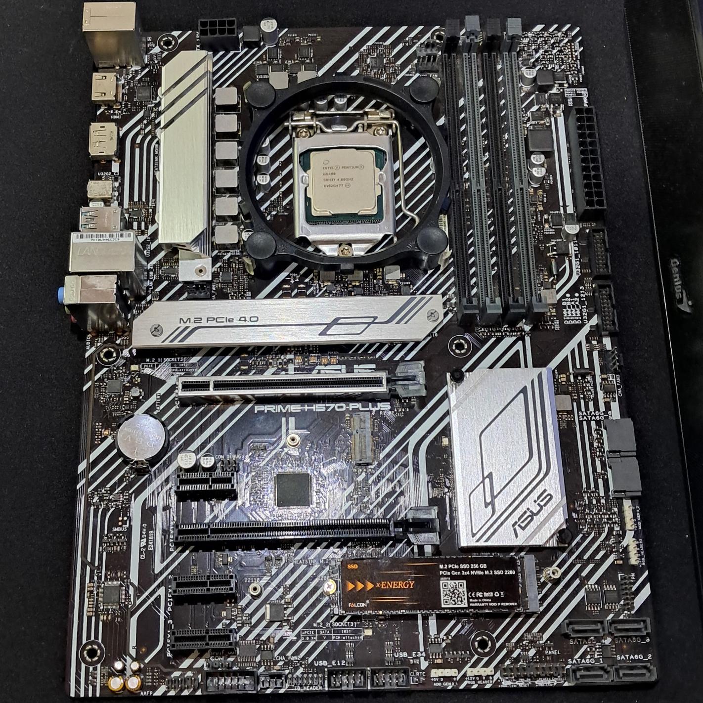 Asus Prime H570-Plus و Intel Pentium Gold G6400