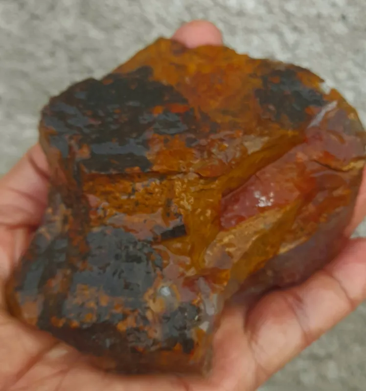 سنگ راف طبیعی عقیق وجاسپر