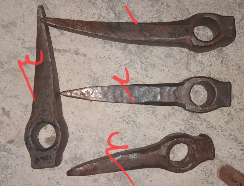 کلنگ یکسر دستساز فولادی