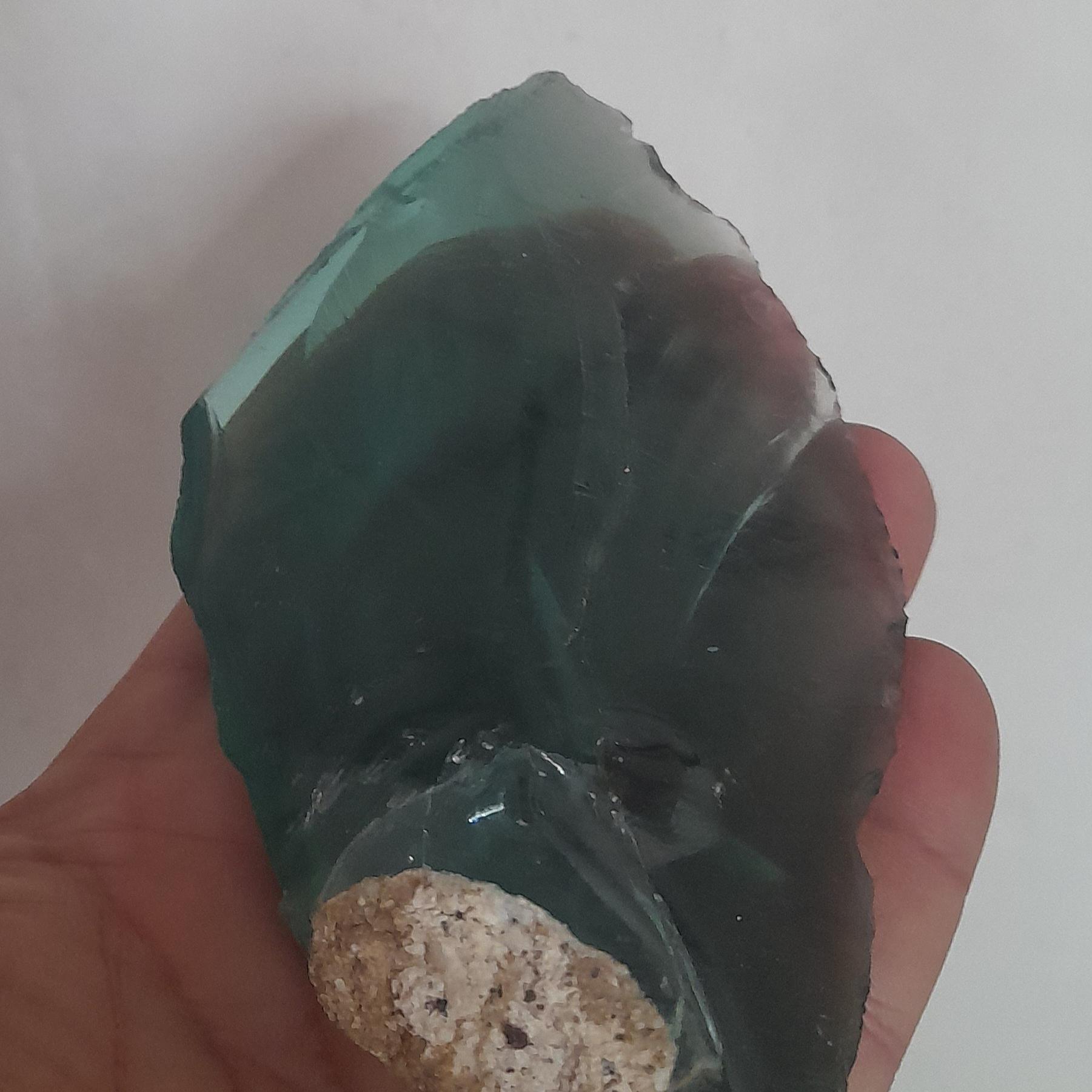 سنگ راف طبیعی ابسیدان سبز