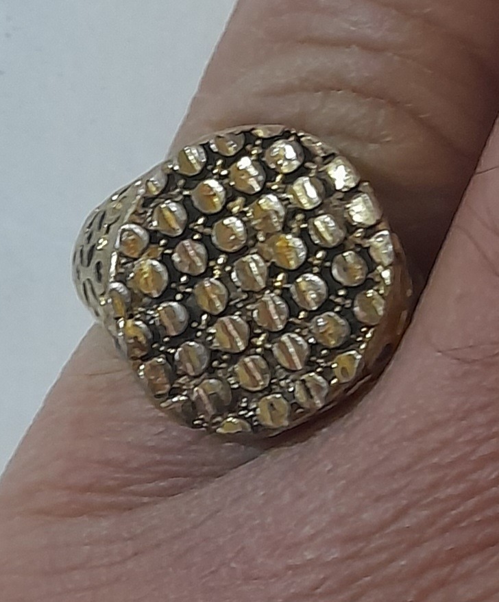 انگشتر برنجی مردانه