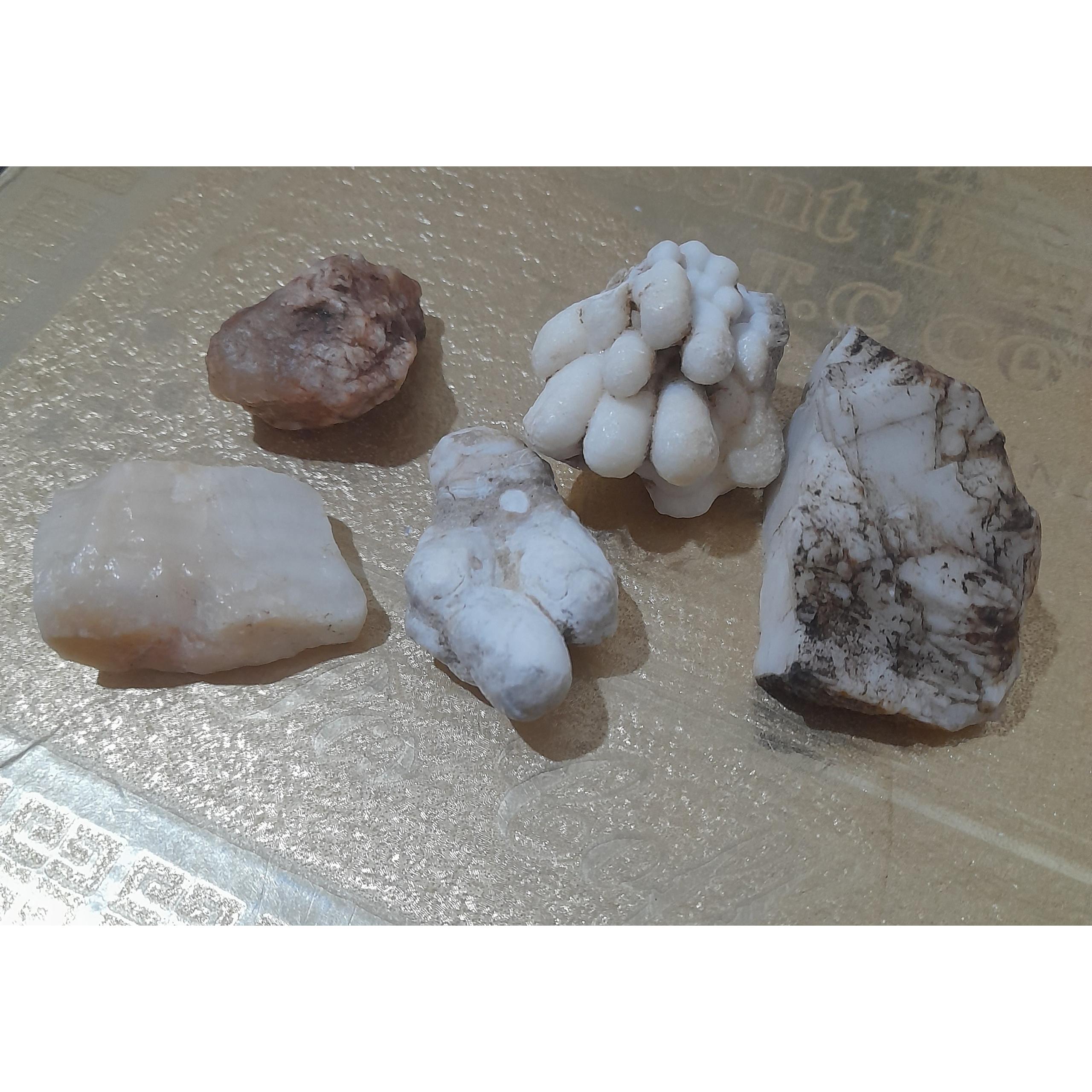 پک سنگهای راف کوارتز واراگونیت وکلسیت