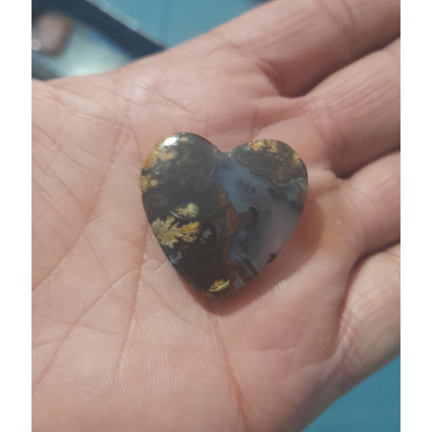 سنگ عقیق شجر تراش قلب