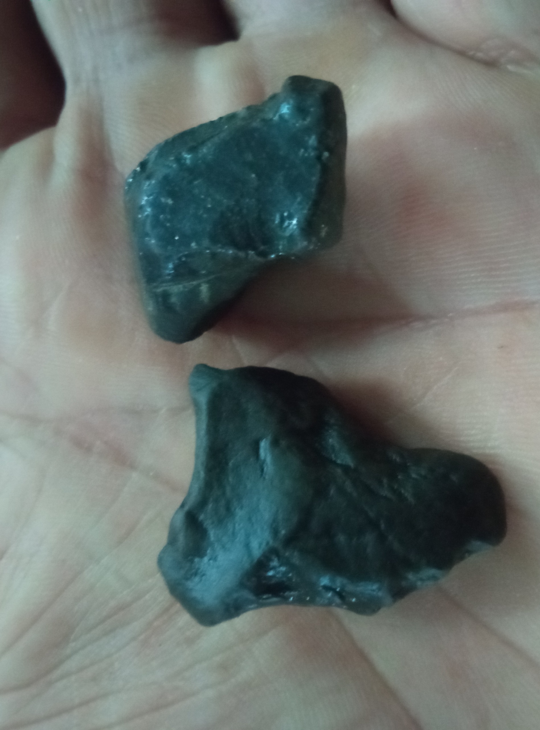 پک دو تایی سنگ راف طبیعی جاسپر مشکی