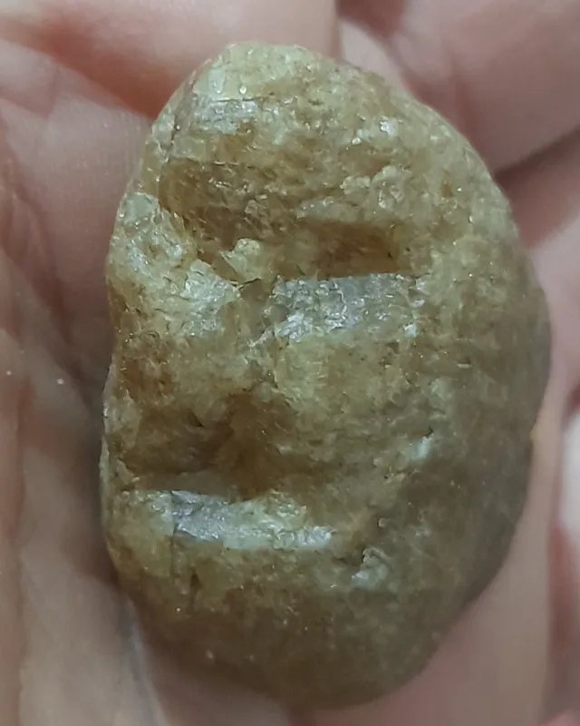 سنگ راف طبیعی کلسیت به شکل سره انسان