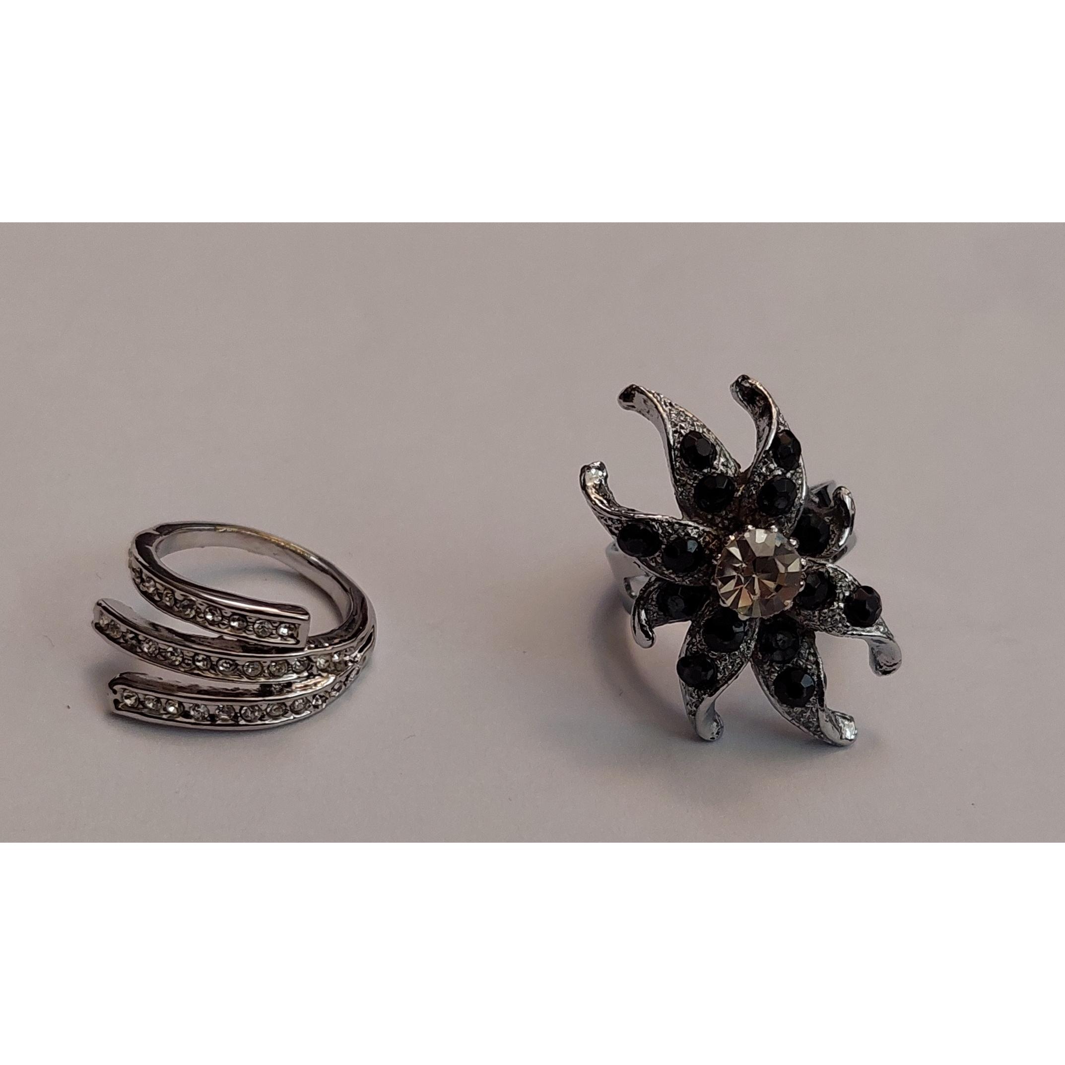 2 عدد انگشتر استیل