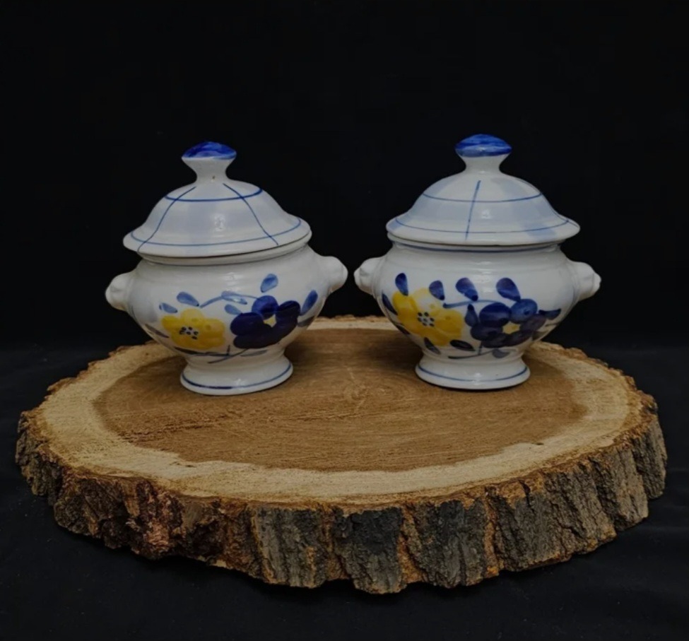 قندان گل پنبه ای یا نقل خوری