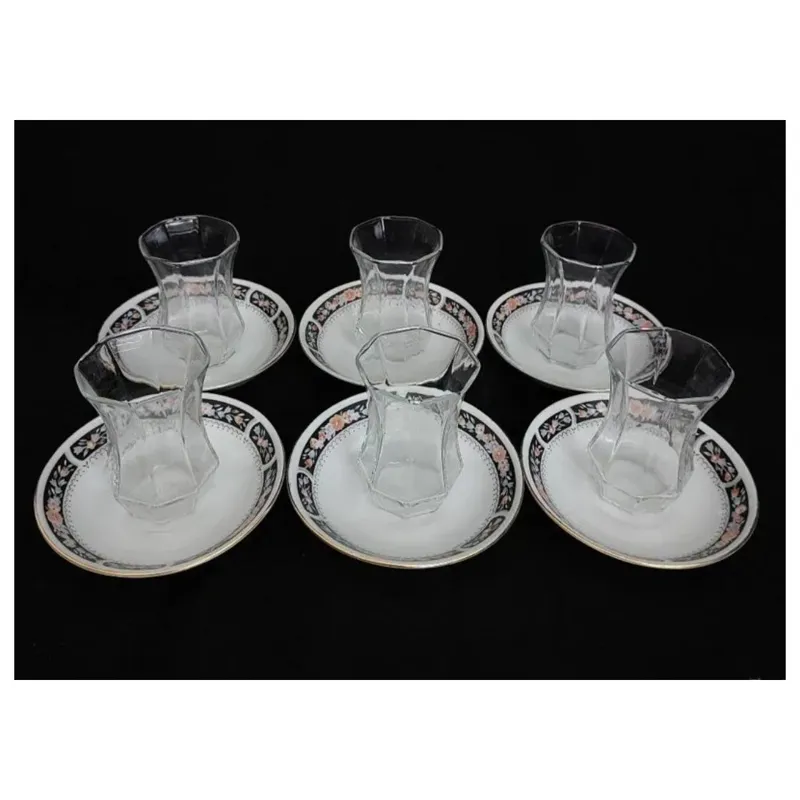 استکان نعلبکی هشت ضلعی