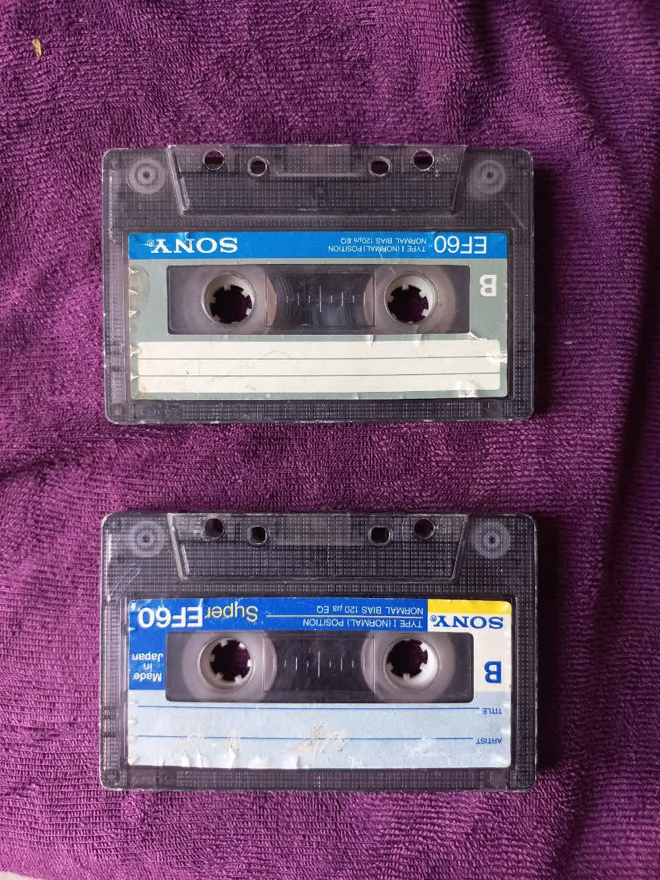  دو عدد نوار کاست سونی قدیمی