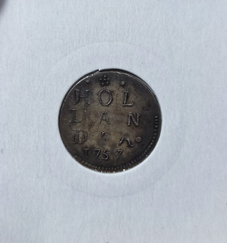 سکه دو استویور هلند - 1775م