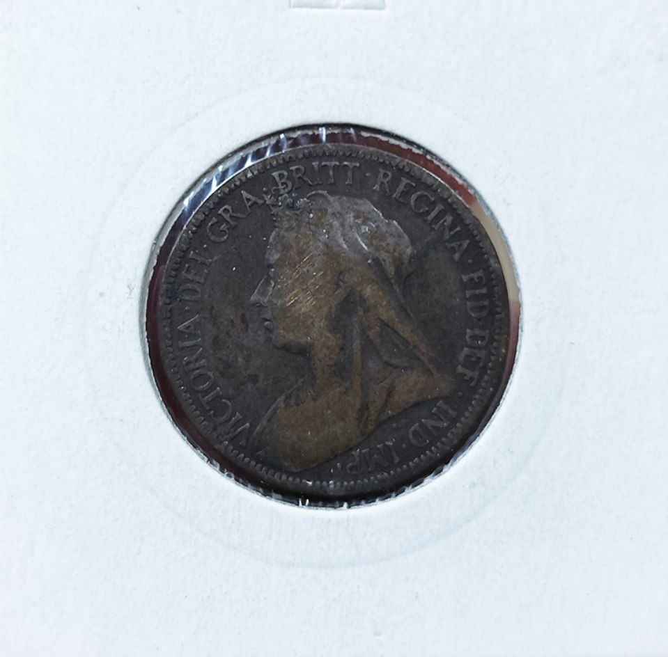 سکه نیم پنی بریتانیا - 1901 میلادی