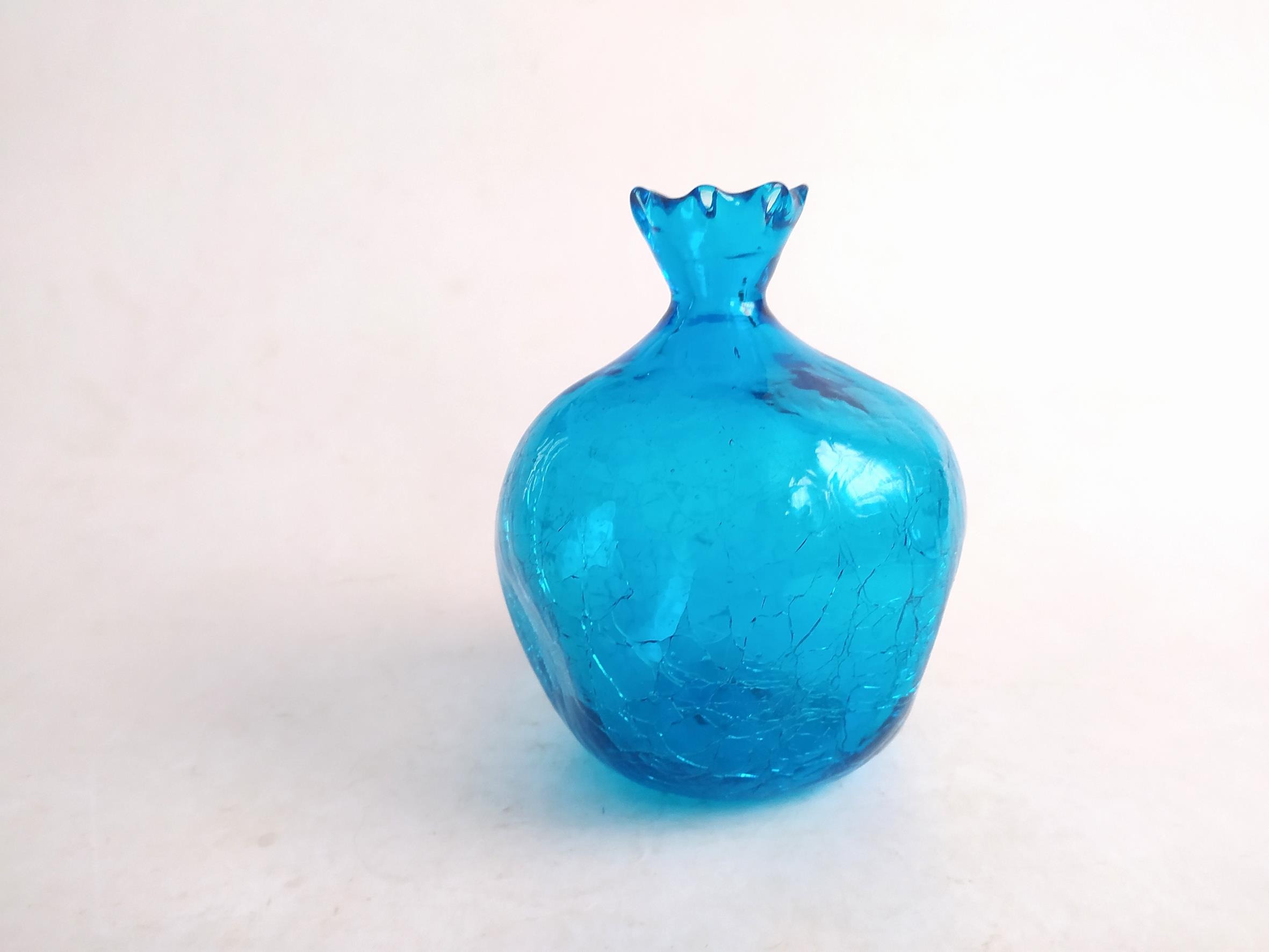انار شیشه ای دستساز آبگز (ترکدار) (کد 46752)