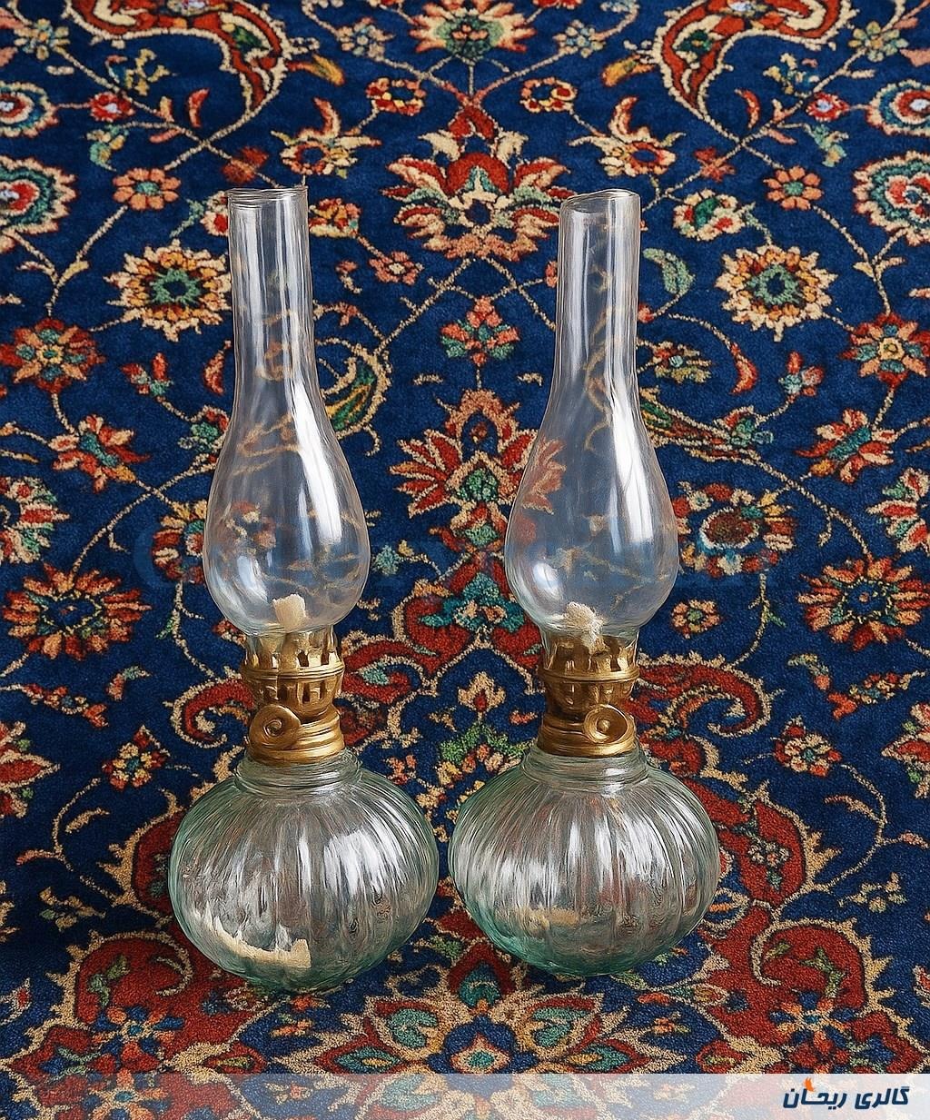 2عدد چراغ نفتی نقلی بسیار زیبا (کد47633-47634)