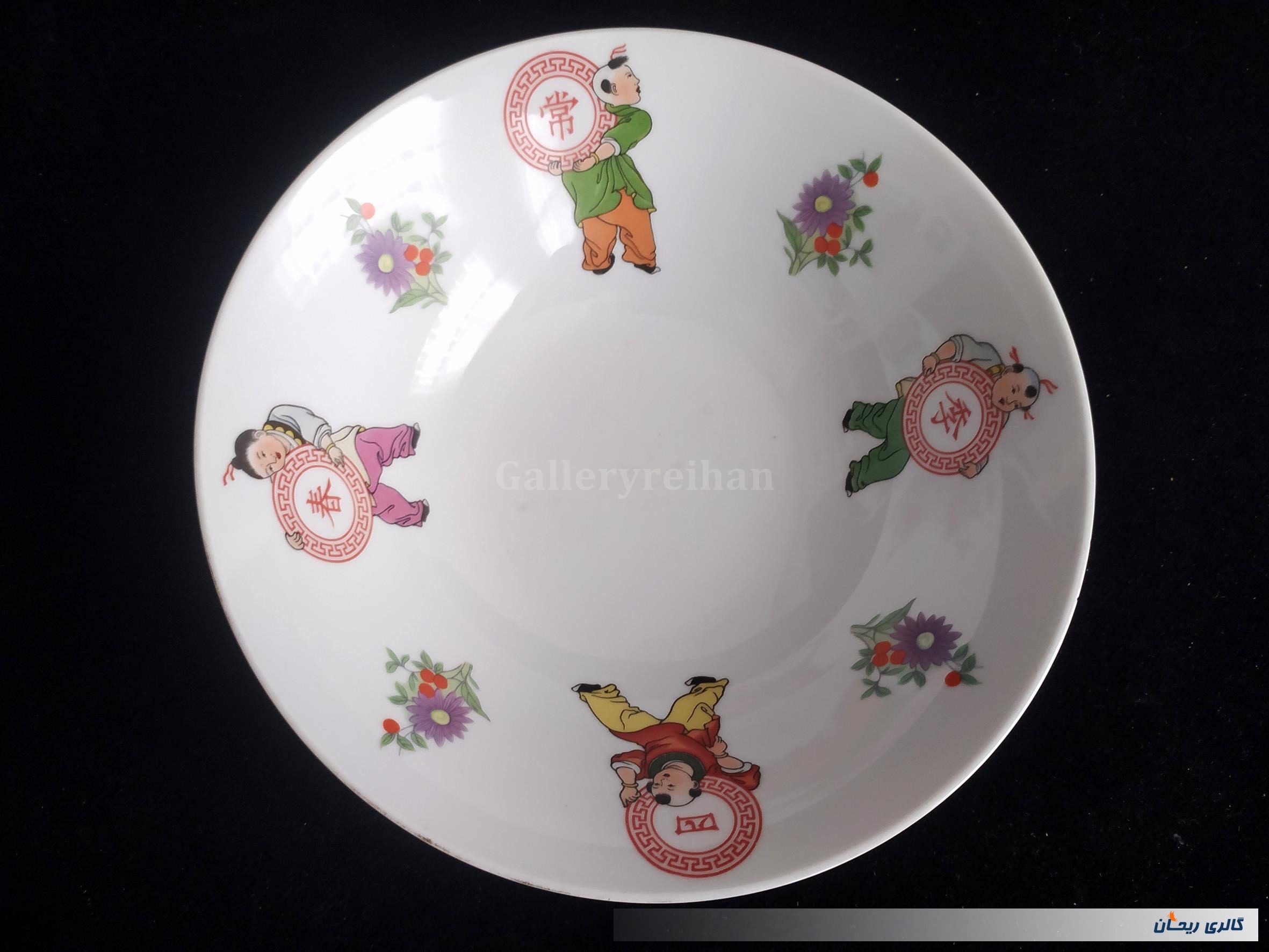 کاسه سایز بزرگ کمیاب طرح عروسکی (کد47165)