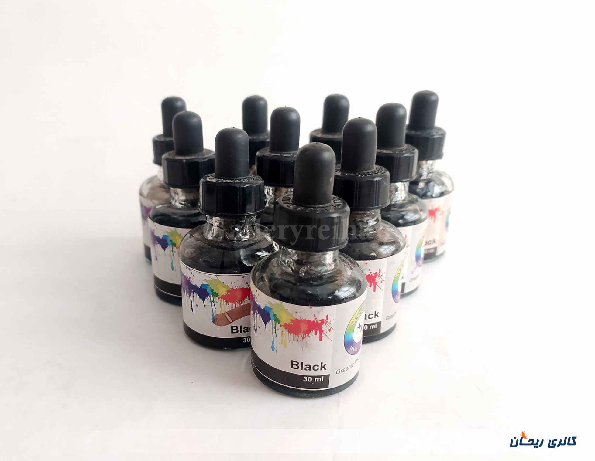 1عدد رنگ اکولین مشکی مارک سیرنگ 30ml (کد45711)