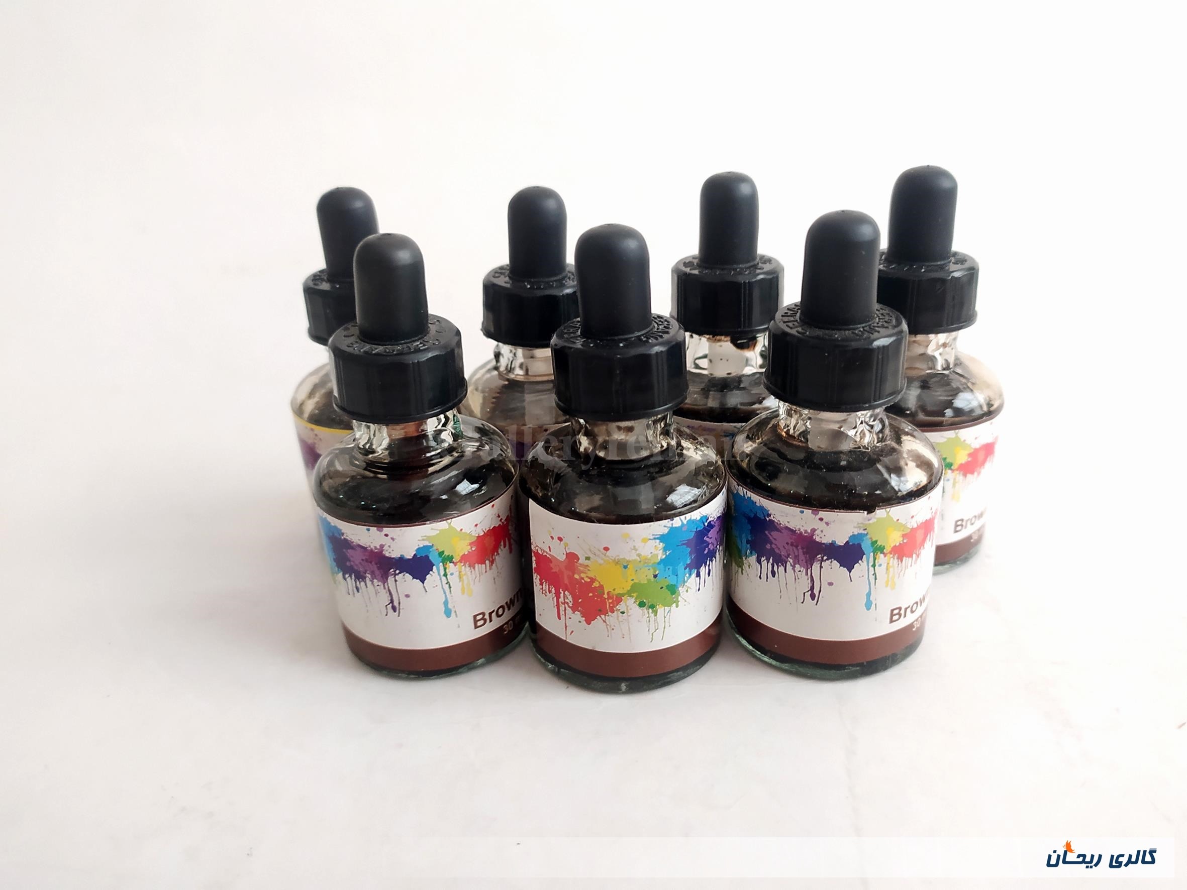 7عدد رنگ اکولین قهوه ای مارک سیرنگ 30ml (کد 45744)