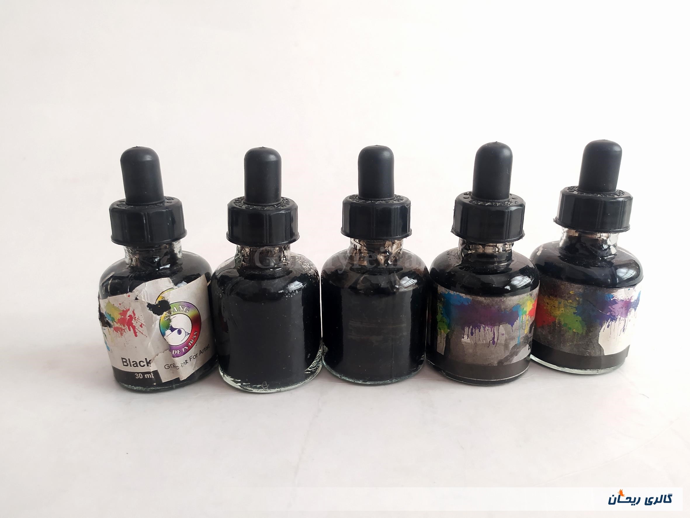 5عدد رنگ اکولین مشکی مارک سیرنگ 30ml (کد45720)