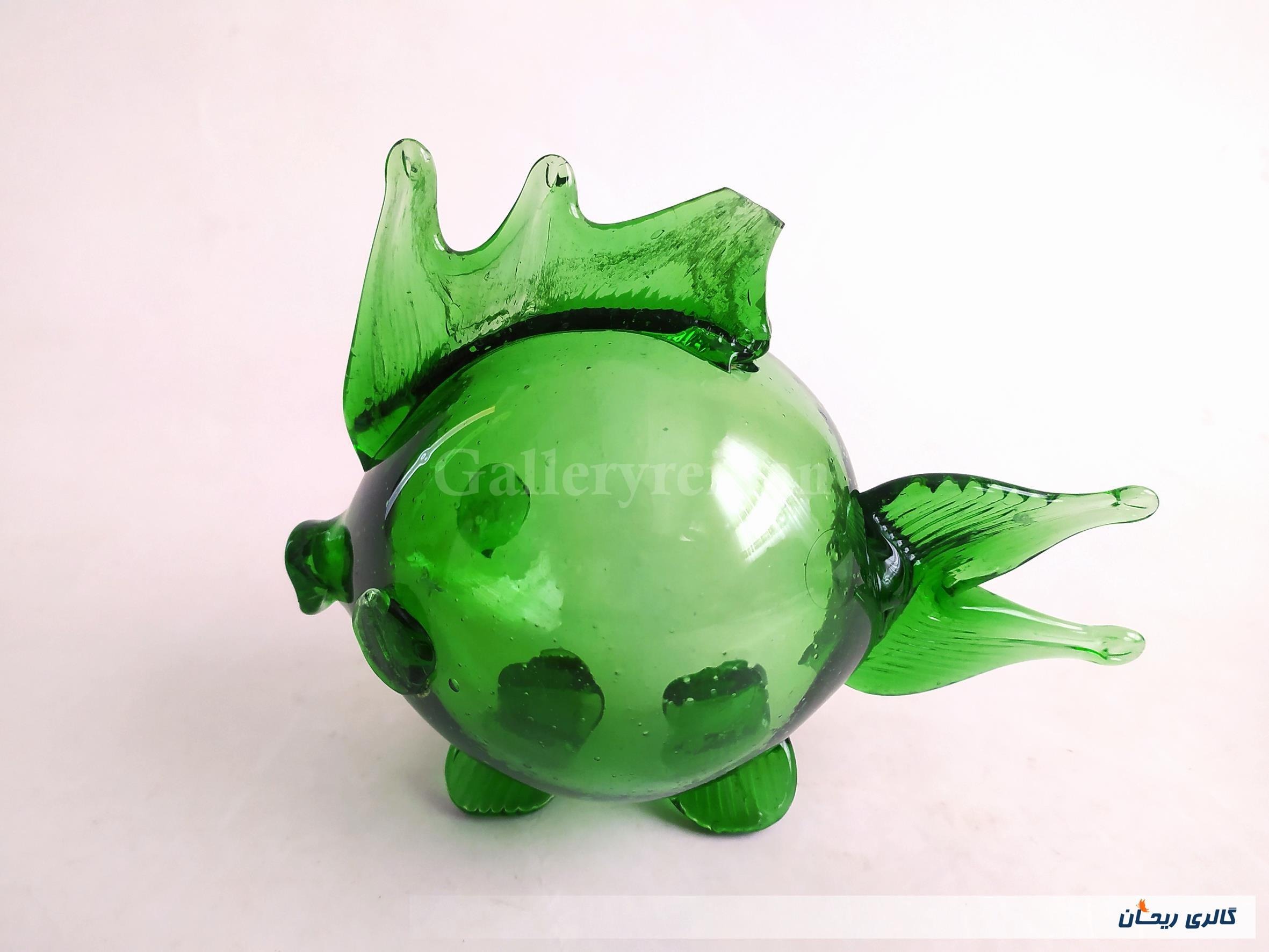 ماهی کمیاب دستساز بسیار زیبا و سبز رنگ (کد44527)