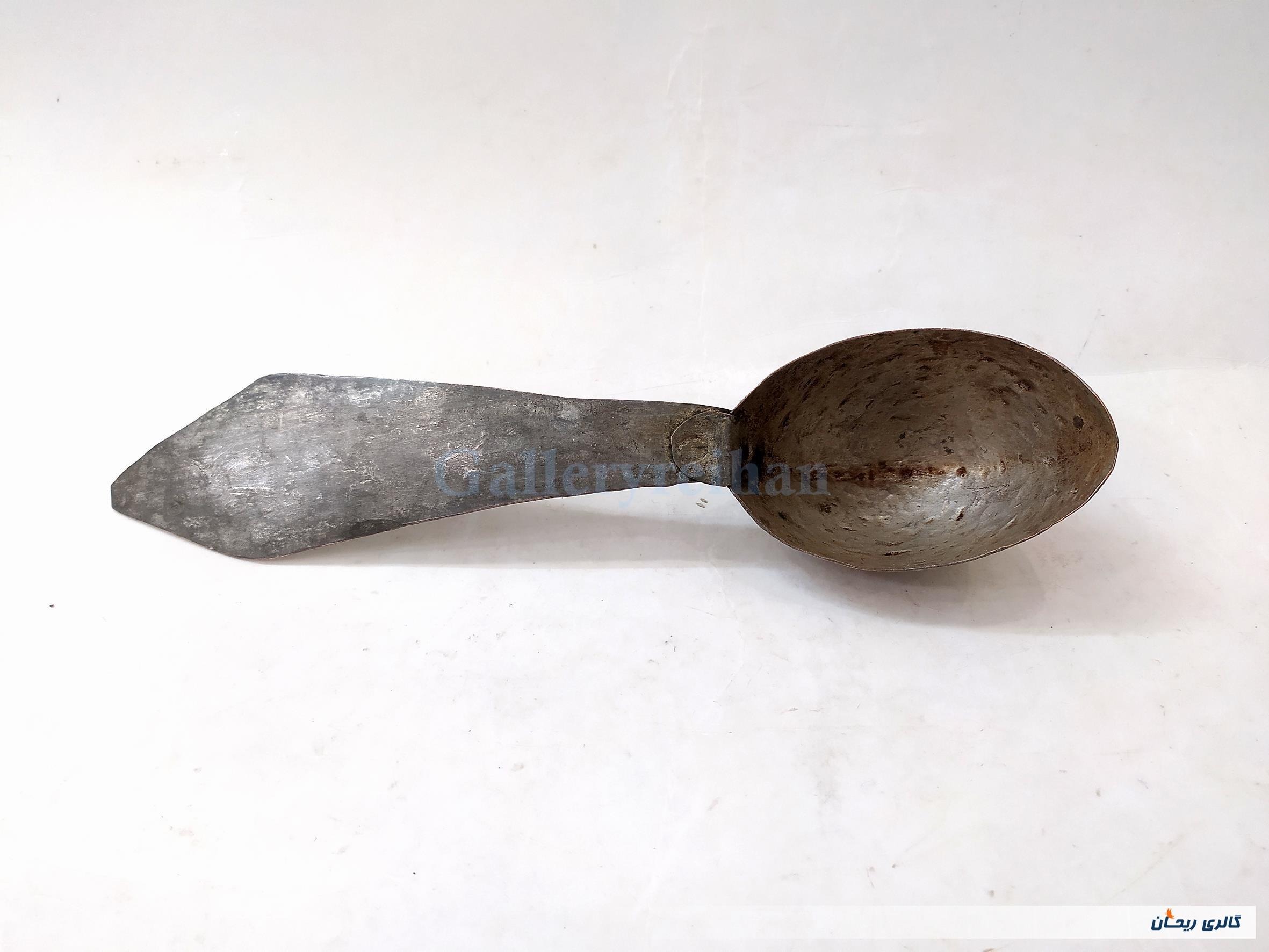 ملاقه دوغ خوری مسی چکشی قدیمی دستساز (کد47594)