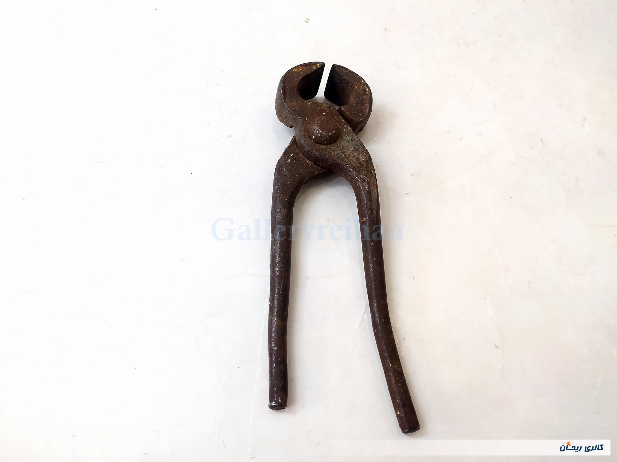 گاز انبر قدیمی دست ساز کلکسیونی (کد47622)