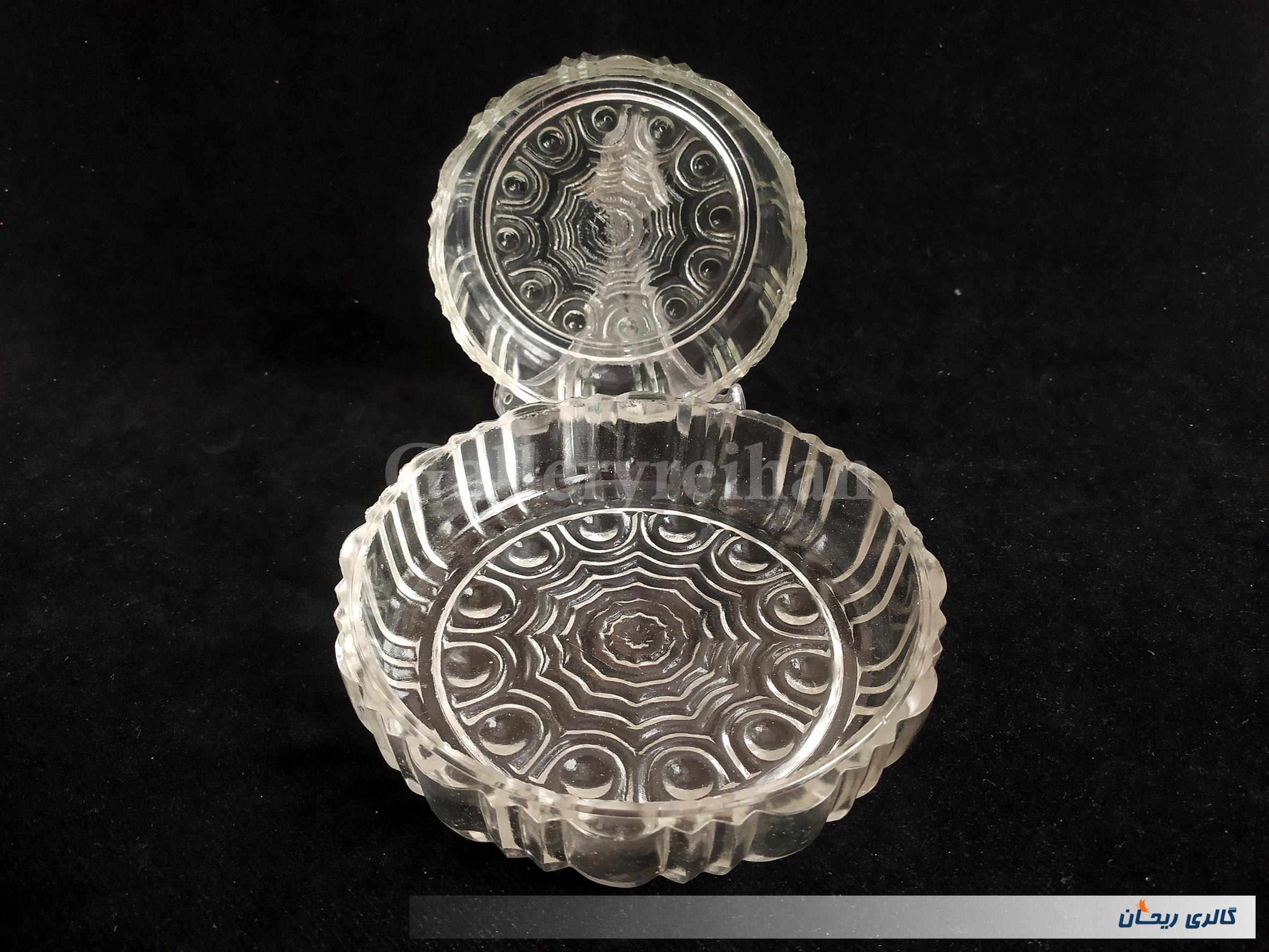 کاسه بلور قدیمی زیبا در2سایز (کد 46017-18)