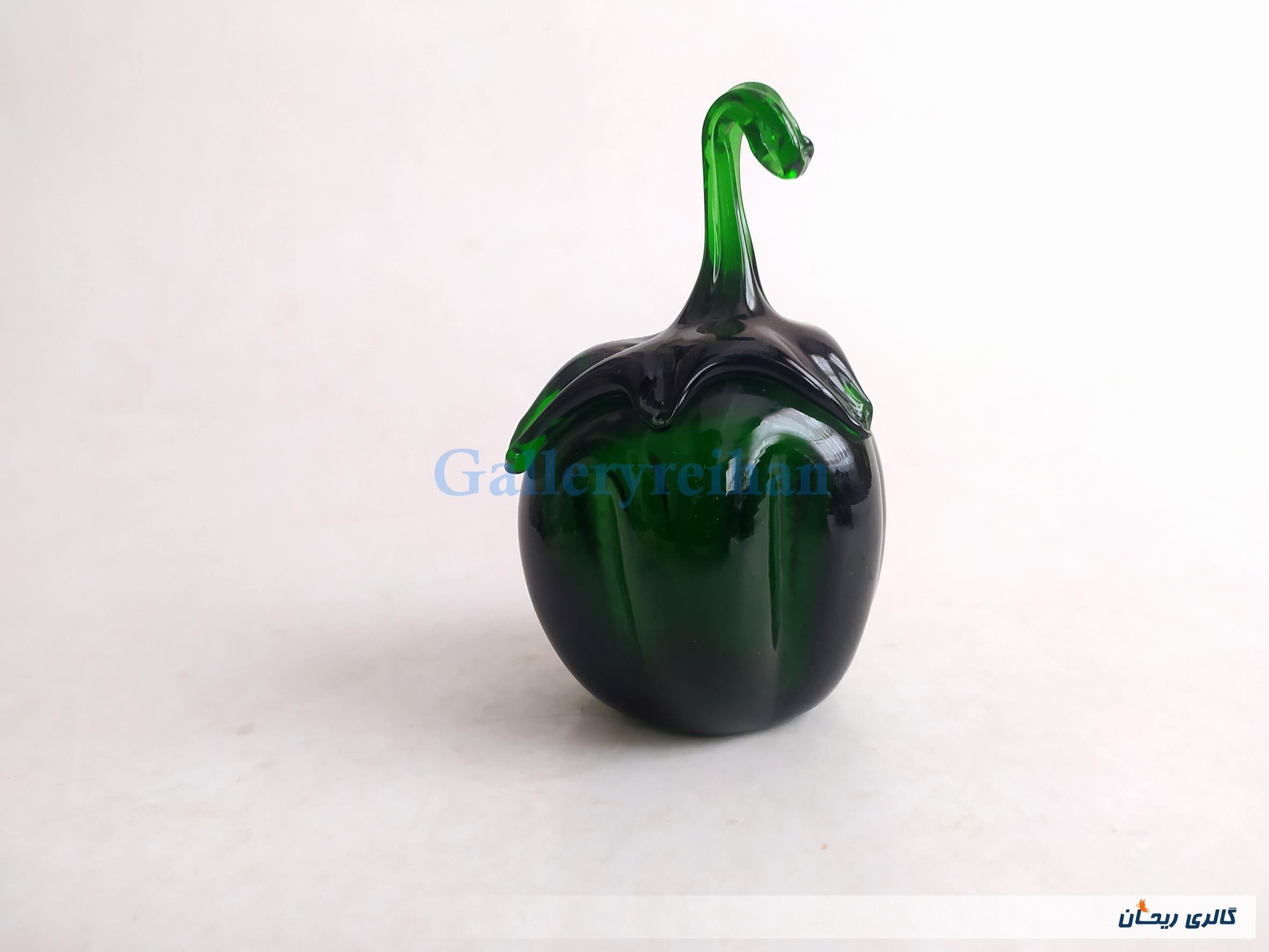 فلفل دلمه شیشه ای دست ساز قدیمی شفاف (کد46764)