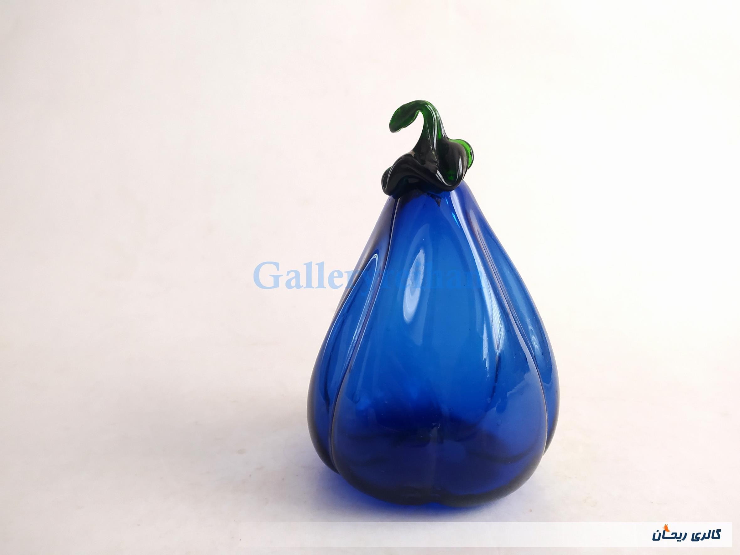 بادمجان شیشه ای دستساز قدیمی سایز بزرگ (کد46750)