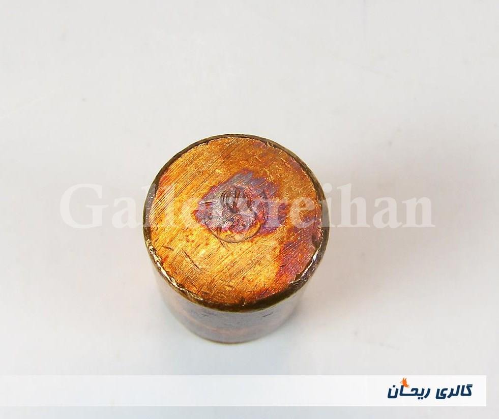 وزنه برنجی قدیمی 50 گرمی مهر الله (کد11312)