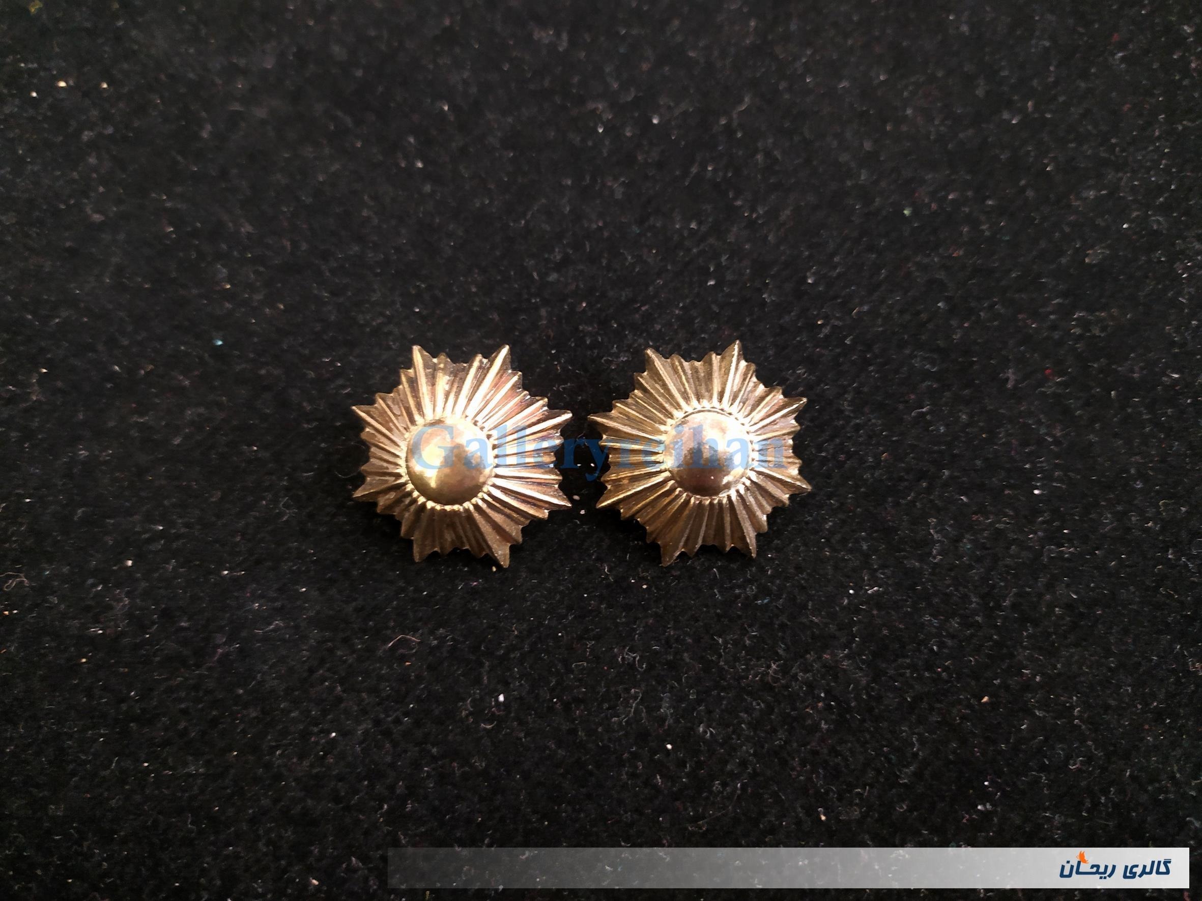 2عدد درجه یا قپه نظامی همراه با چفت (کد25694)